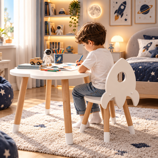 Kids Rocket Table & Chair Set